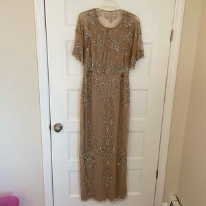 Adrianna Papell Formal Gown with removable Shawl